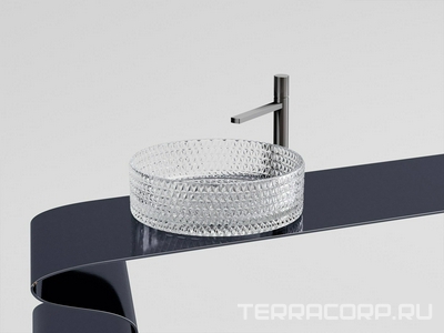 Раковина-чаша накладная Cristal 36х36х11 мм ZZ Ceramica Nova Cristall CN6062