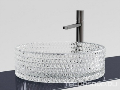 Раковина-чаша накладная Cristal 36х36х11 мм ZZ Ceramica Nova Cristall CN6062