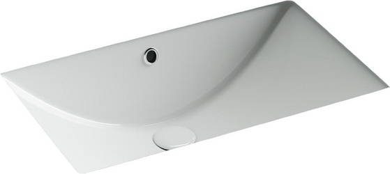 Раковина встраиваемая снизу 600x390x190 мм, цвет белый ZZ