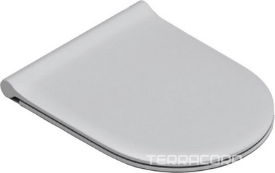 Сиденье для унитаза, Slim, с микролифтом, (цв.Cemento Satinato), Sfera-Zero ZZ