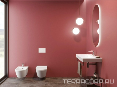 Раковина 80x47см, подвесная, без отв. д/смесителя, с переливом, (цв.белый Cataglaze+),  ZZ Catalano Green 0420800001