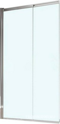 Штора на ванну выдвижная, 604-1015хh1450мм, крепление слева/справа, (стекло прозр. 6мм, фурнит. цв.хром), Luce ZZ