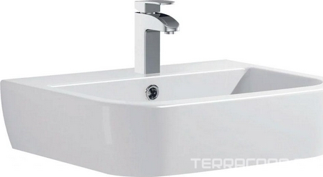 Раковина 560х450хh140мм, с отв.д/смесит., с переливом, (керамика цв.белый), Infinity ZZ