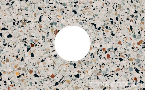 Cтолешница из плитки "Бричиола" для мебели , 80 см, для накладных раковин, цв.белый натуральный ZZ Kerama Marazzi Plaza KM6012G0471RP80Tc2