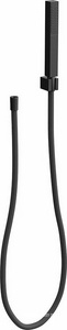 Душевой гарнитур, лейка с держателем и шлангом, без шлангового соединения, цв. матовый черный ZZ Kerama Marazzi Futura 858KM.01.093