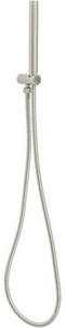 Душевой гарнитур: лейка, шланг 1500мм, кронштейн совмещенный со шланговым подсоединением, (цв.браш.никель),  Allen Brau Priority 5.31019-BN