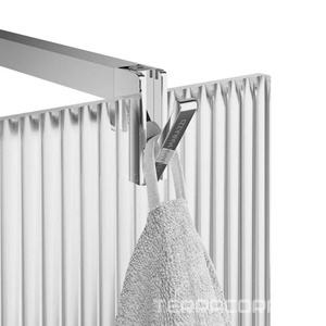 Душевая перегородка 100*h210, рифленное стекло, профиль хром ZZ Kerama Marazzi Cristallo CT.100.WI.CR