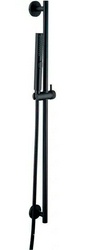 Душевой гарнитур: штанга 858мм, лейка, шланг 1500мм, (цв.черный матовый), Priority ZZ