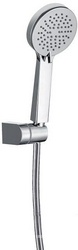 Душевой гарнитур: лейка, шланг 1500мм, кронштейн, (цв.хром), Eclipse ZZ