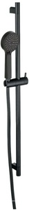 Душевой гарнитур: штанга 800мм, лейка, шланг 1500мм, (цв.черный матовый),  ZZ Allen Brau Eclipse 5.E1008-31