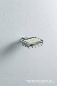 Мыльница-решетка настенная, (цв.хром),  ZZ Allen Brau Infinity 6.21005-00