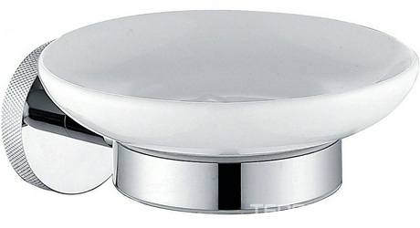 Мыльница настенная, (керамика, держат.цв.хром), Priority ZZ