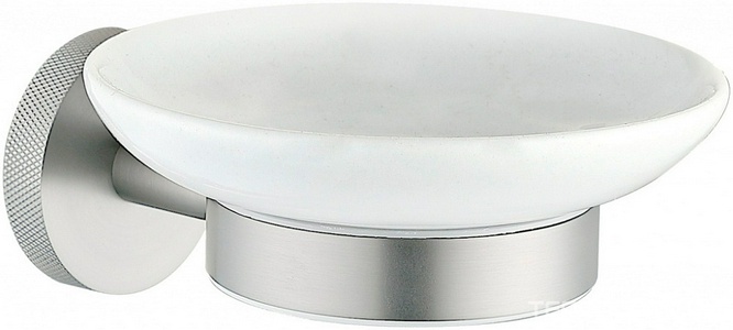 Мыльница настенная, (керамика, держат.цв. браш.никель),  ZZ Allen Brau Priority 6.31005-BN