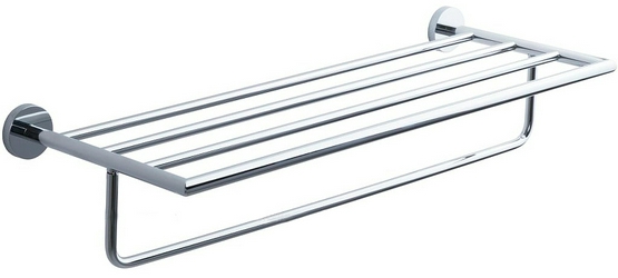 Полка для полотенец 594х220мм, (цв.хром), Priority ZZ