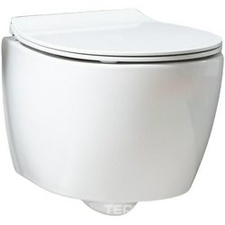 Унитаз подвесной 510х363мм, безободковый, без сиденья, (цв.белый), Fantasy ZZ