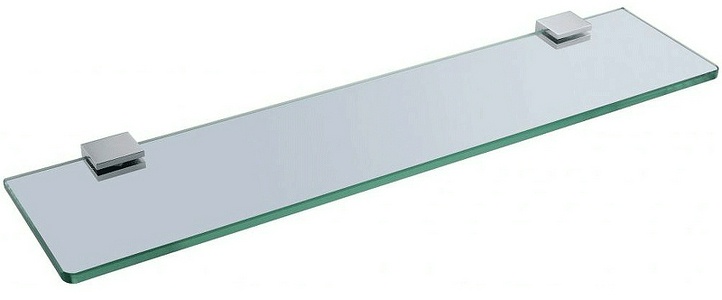 Полка 500мм, (стекло прозрачное 8мм, держат.цв.хром),  ZZ Allen Brau Infinity 6.21012-00