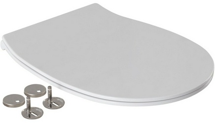 Сиденье для унитаза, с микролифтом, (цв.белый), Fantasy ZZ