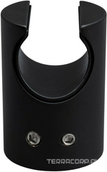 Кронштейн для ручного душа, (латунь цв.черный матовый), Priority ZZ