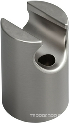 Кронштейн для ручного душа, (пластик цв.браш.никель), Priority ZZ