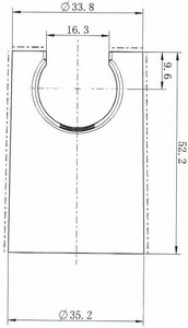 Кронштейн для ручного душа, (латунь цв.браш.никель),  ZZ Allen Brau Priority 5.31C15-BN