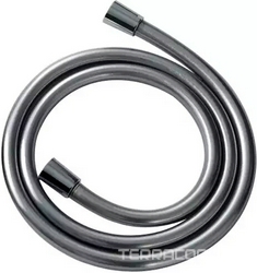 Шланг для душа, с защитой от перекручивания антитвист, 100см, 1/2 x 1/2, (пластик цв.хром), Infinity ZZ