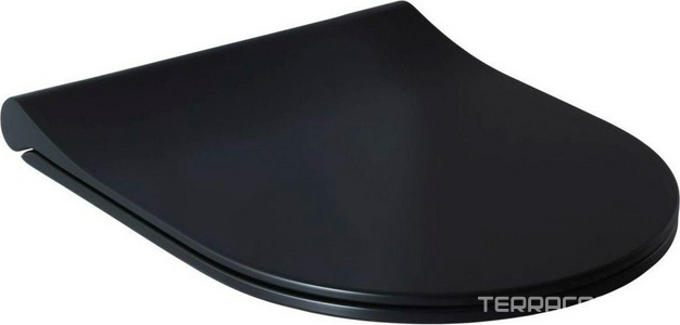 Сиденье для унитаза, с микролифтом, (цв.черный матовый),  ZZ Allen Brau Priority 4.31004.31
