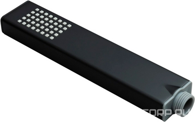 Лейка д/д ручная, 1 режим, (пластик цв.черный матовый), Infinity ZZ