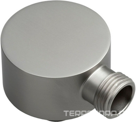 Шланговое подсоединение, кругл., 1/2, (цв.браш.никель), Priority ZZ