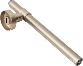 Удлинитель душевой штанги 300мм, для смесителей для душа/ванны со стац.верхним душем, (цв.никель браш), Allen Brau ZZ