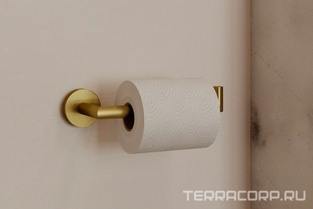 Держатель для т/б, (цв.золото браш.),  ZZ Allen Brau Priority 6.31007-GB