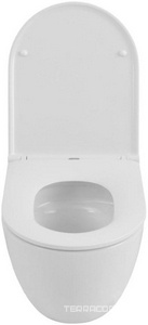 Унитаз подвесной 515х350мм, без сиденья, смыв Tornado, крепеж в компл., (цв.белый),  Allen Brau Priority 4.31008.20