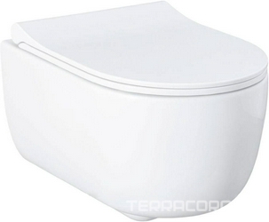 Унитаз подвесной 490х360мм, без сиденья, (цв.белый), Priority ZZ