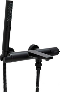 Смеситель для ванны, лейка, шланг в компл., (цв.черный матовый),  ZZ Allen Brau Liberty 5.33006-31