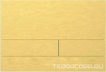 Кнопка двойного смыва, пневм., для инсталляции д/унитаза, (цв.золото браш.), Infinity ZZ