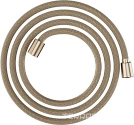 Шланг для душа, текстильный, с защитой от перекручивания, 200см, 1/2 x 1/2, (цв.шлиф.бронза), HG Designflex ZZ Hansgrohe Универсал 28230140