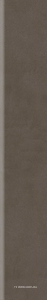Плинтус Kerama Marazzi Про Чементо коричневый тёмный матовый 9.5x60 Коричневый 
