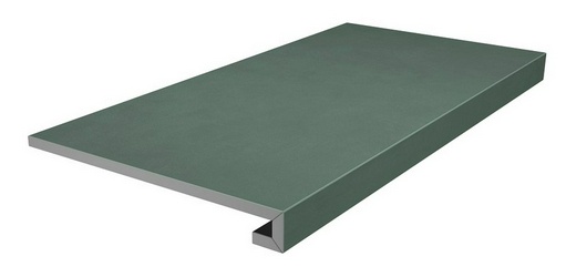 Ступени Kerama Marazzi Про Чементо Ступень клееная  зелёный матовый 33x60 Зеленый 