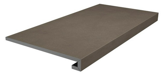 Ступени Kerama Marazzi Про Чементо Ступень клееная  коричневый тёмный матовый 33x60 Коричневый 