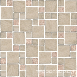 Керамогранит Kerama Marazzi Риальто Декор  Антика 4 мозаичный бежевый матовый 30х30 Бежевый 