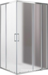 Душевой уголок 1200х1000хh1950мм, прямоугольный, правый/левый, (стекло рифленое Punto 6мм, фурн.цв.хром), Molveno ZZ