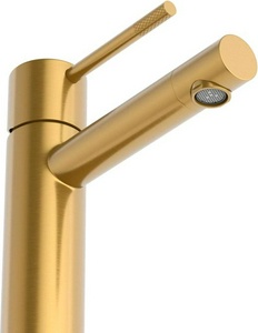 Смеситель для раковины, с д/к, (цв.брашированное золото), Relax ZZ Cezares relax RELAX-LS2-BORO