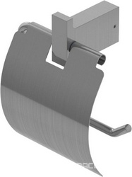 Держатель для туалетной бумаги, с крышкой, (цв.сатин), Slider ZZ