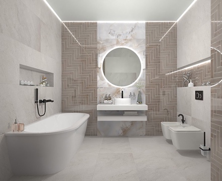 Совмещенная ванная Imola дизайн
