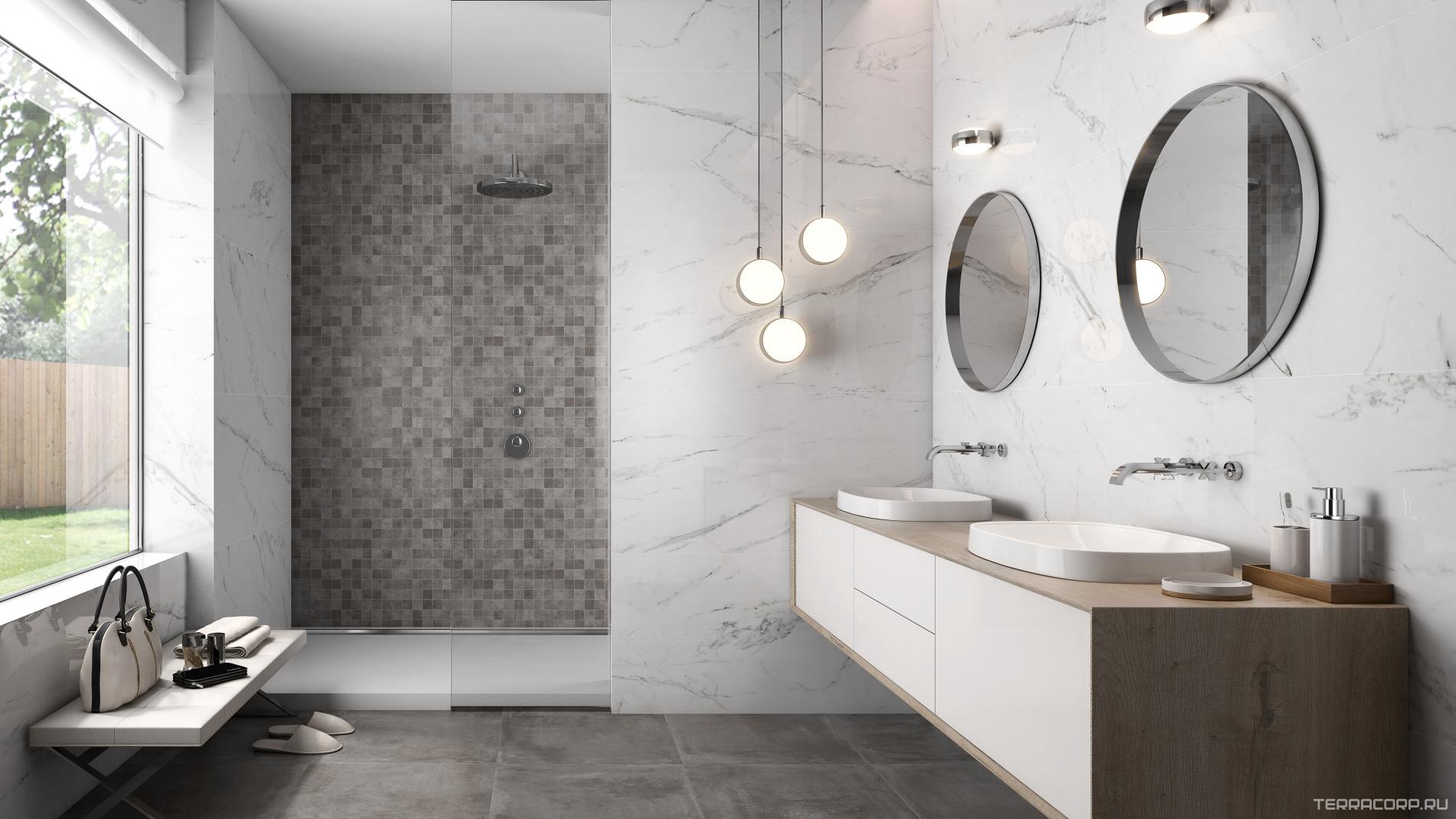 Керамогранит Dado Ceramica Serica Rigatino Bone 60x120 Белый, фото 3