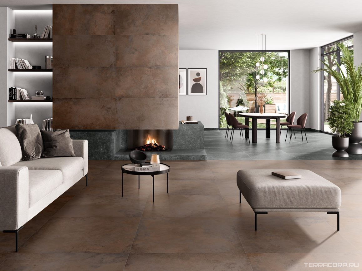Керамогранит Pamesa Alloy Copper decorstone 60x120 Коричневый, фото 1