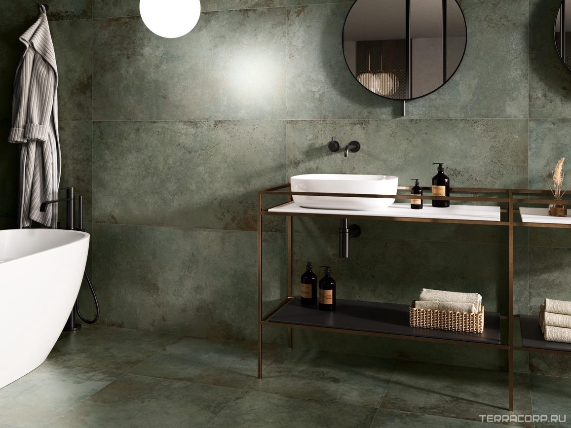 Керамогранит Pamesa Alloy Mint decorstone 60x120 Зеленый, фото 2