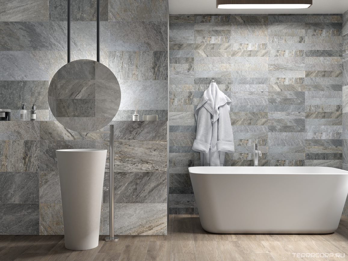 Керамогранит Pamesa Aroa Grey 8x44,2 XX Комбинированный, фото 2