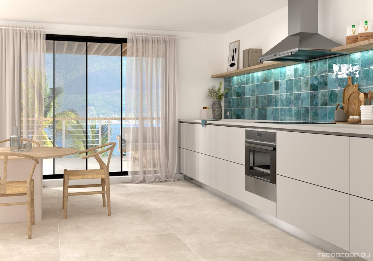 Керамическая плитка Pamesa Artisan Azul 31,6x60 Голубой, фото 1