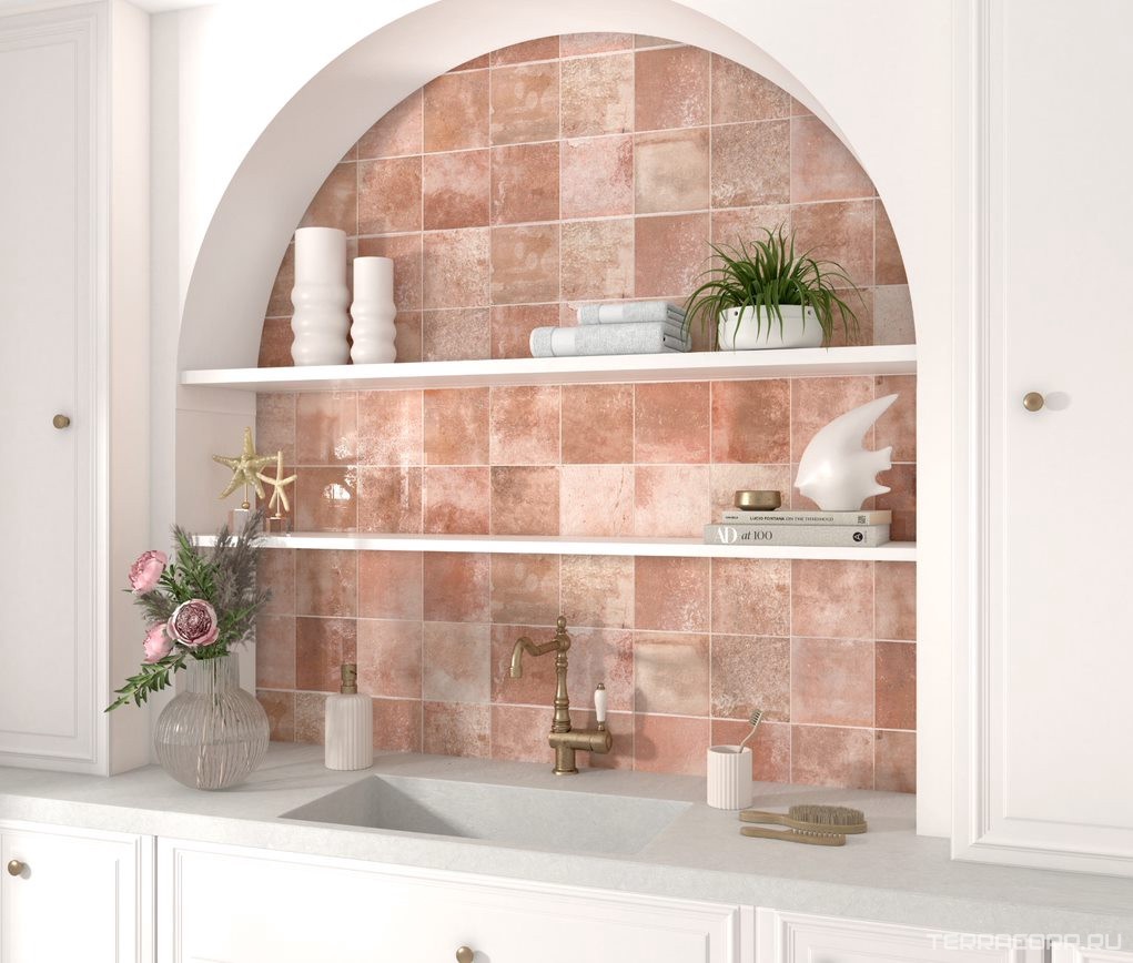 Керамическая плитка Pamesa Artisan Coral 31,6x60 Розовый, фото 1