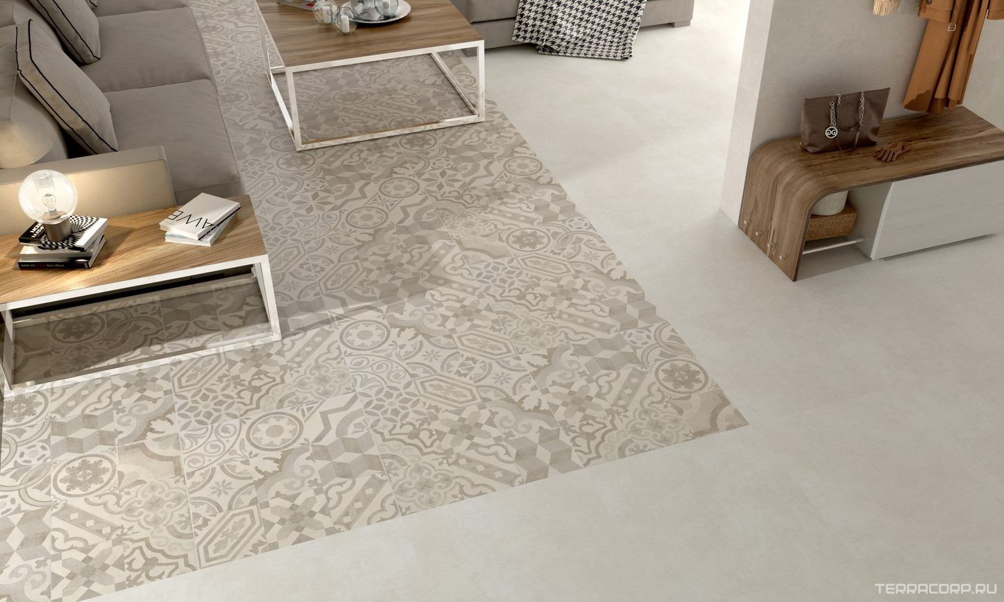 Керамогранит Pamesa At. Alpha Blanco rett 60x120 Белый, фото 3